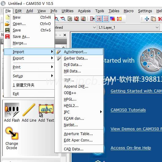 導(dǎo)入geber文件 導(dǎo)入geber文件