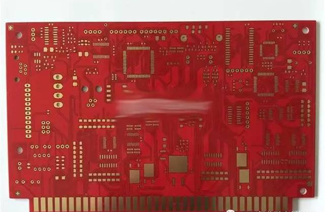 紅油金手指電路板 紅油金手指電路板