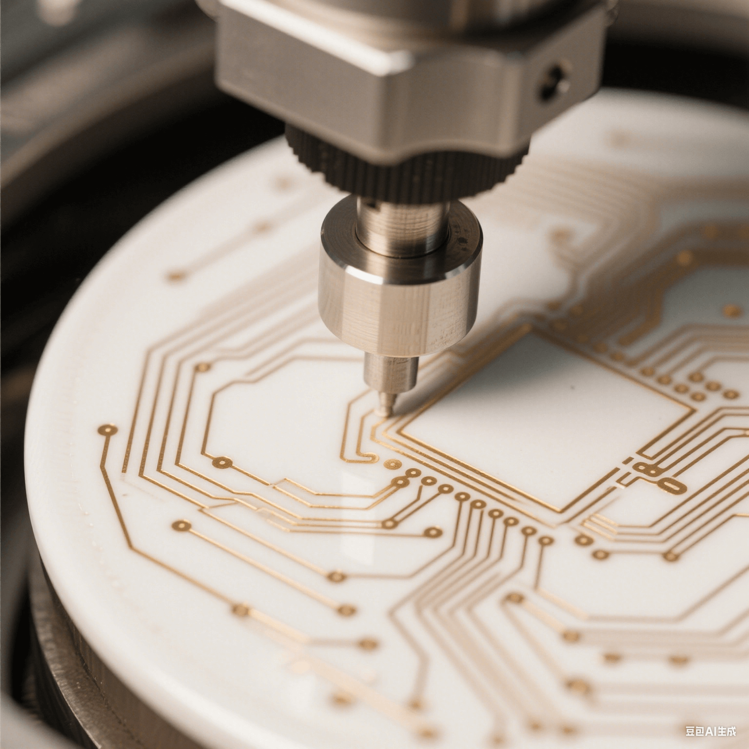 薄膜電路蝕刻至光滑陶瓷表面 薄膜電路蝕刻至光滑陶瓷表面