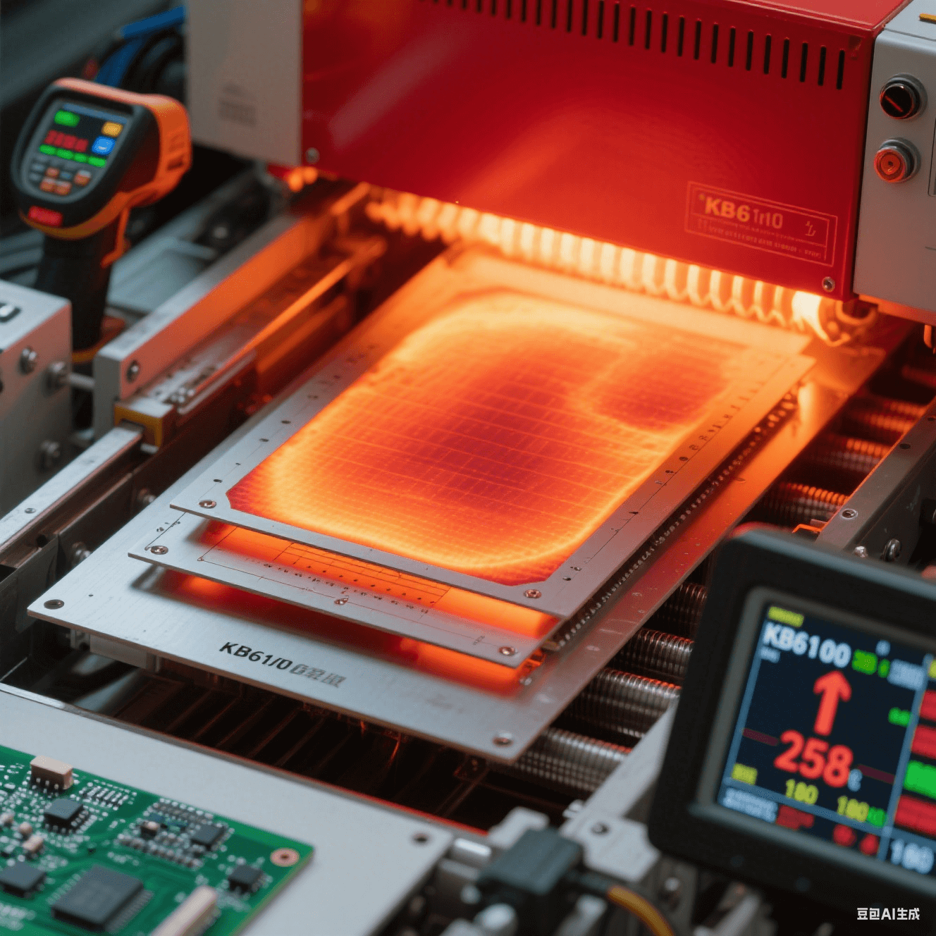 B6160樣板在288℃熱風(fēng)下持續(xù)180秒 B6160樣板在288℃熱風(fēng)下持續(xù)180秒