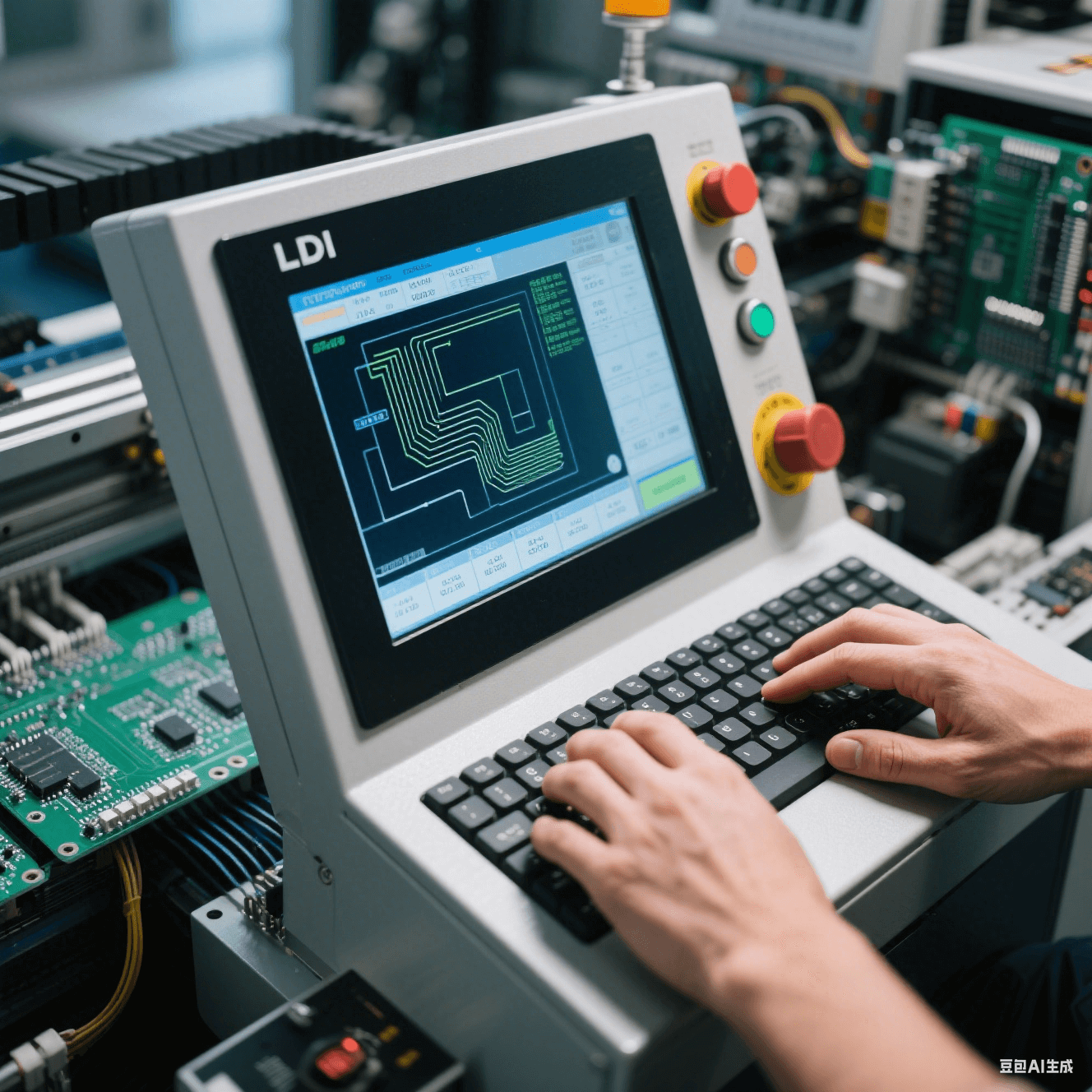 LDI設(shè)備加工高頻線路特寫(xiě) LDI設(shè)備加工高頻線路特寫(xiě)