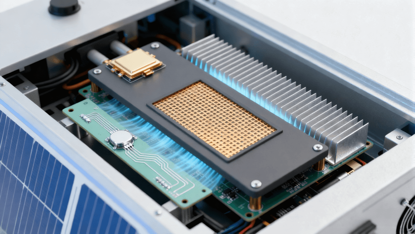 光伏逆變器 SiC 模塊基板應(yīng)用場景，氮化鋁基板適配 1500V 逆變器提升轉(zhuǎn)換效率 0.5%-1%