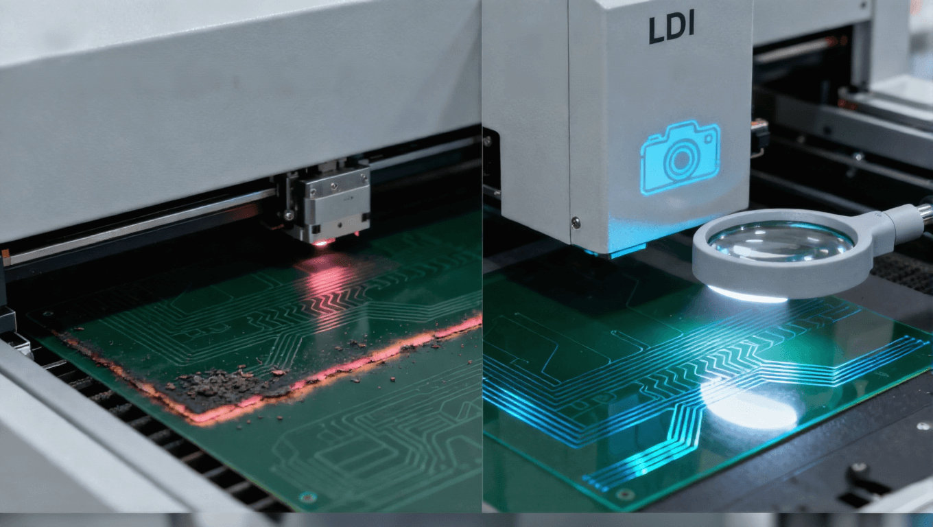 石墨烯基板激光雕刻場景，AI自適應能量調(diào)節(jié)減少85%殘渣介電波動±0.1