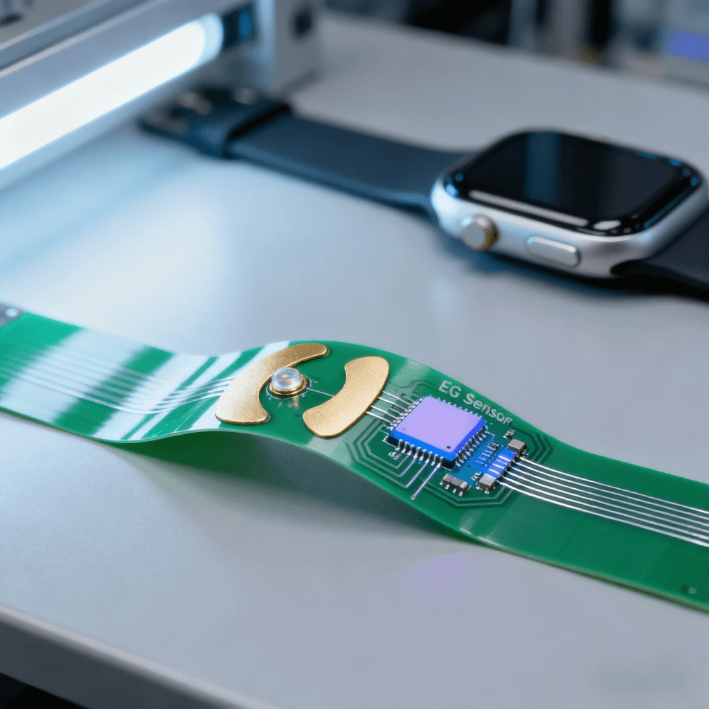 PCB集成健康傳感器場(chǎng)景，柔性聚酰亞胺基材+低功耗MCU實(shí)現(xiàn)智能手表健康監(jiān)測(cè)