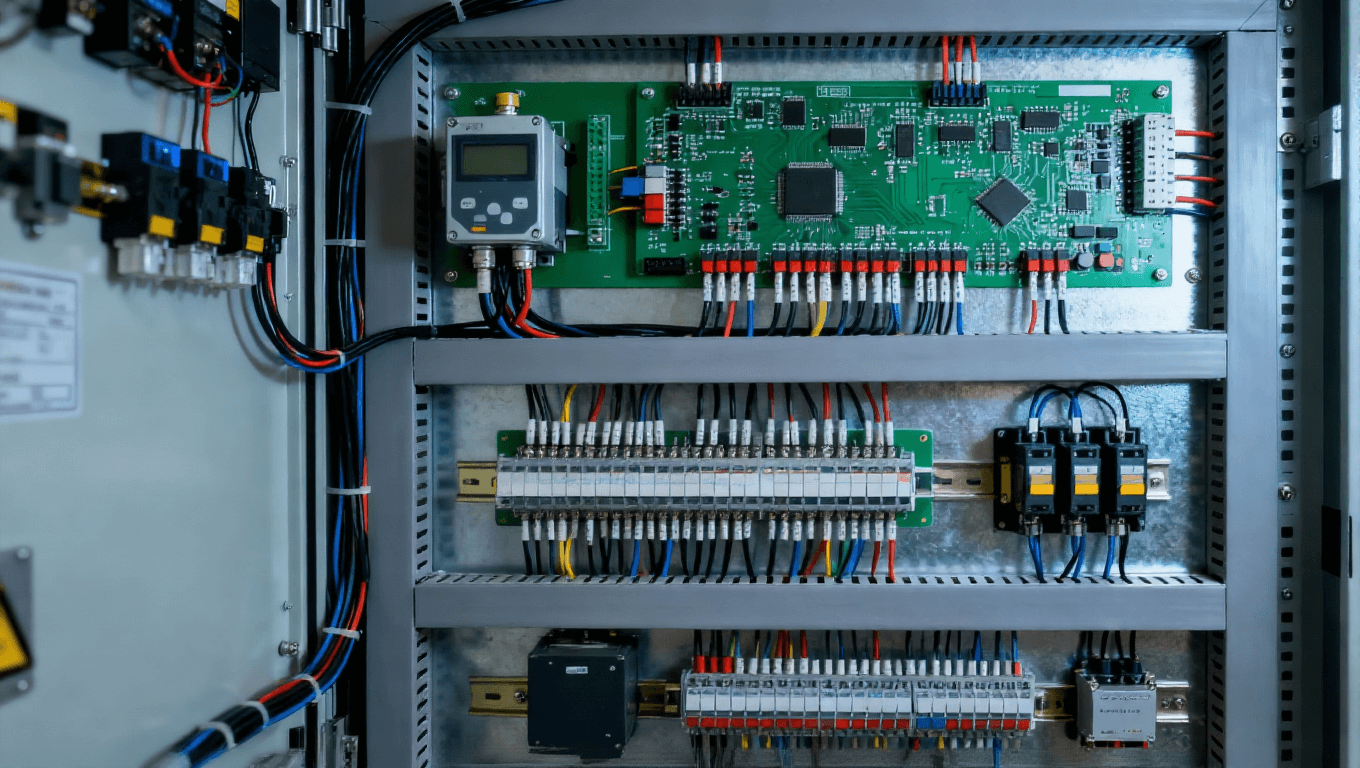 工業(yè)控制電路板綜合動態(tài)測試案例，展示在振動與溫度循環(huán)中的可靠性驗證