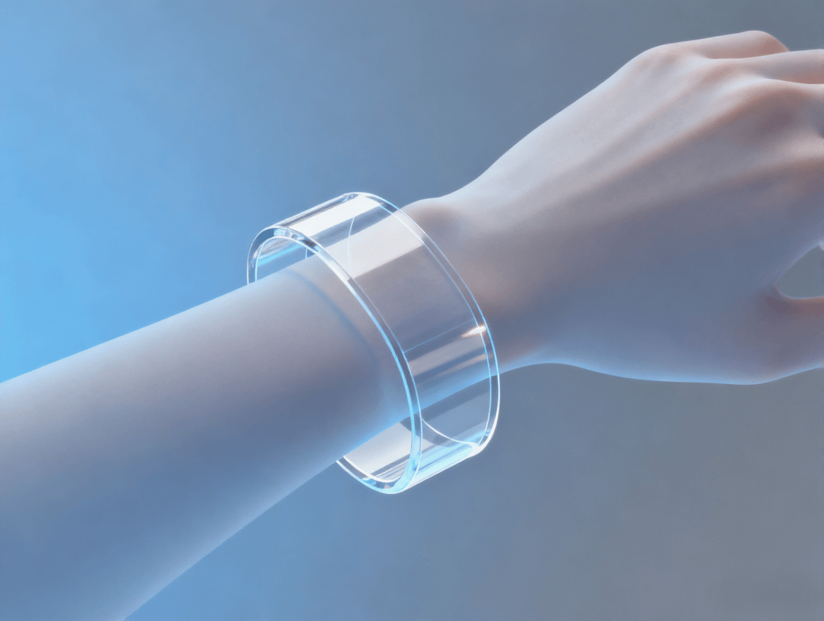 透明柔性電路板在可穿戴設(shè)備中的應用，展示智能手表設(shè)計與集成