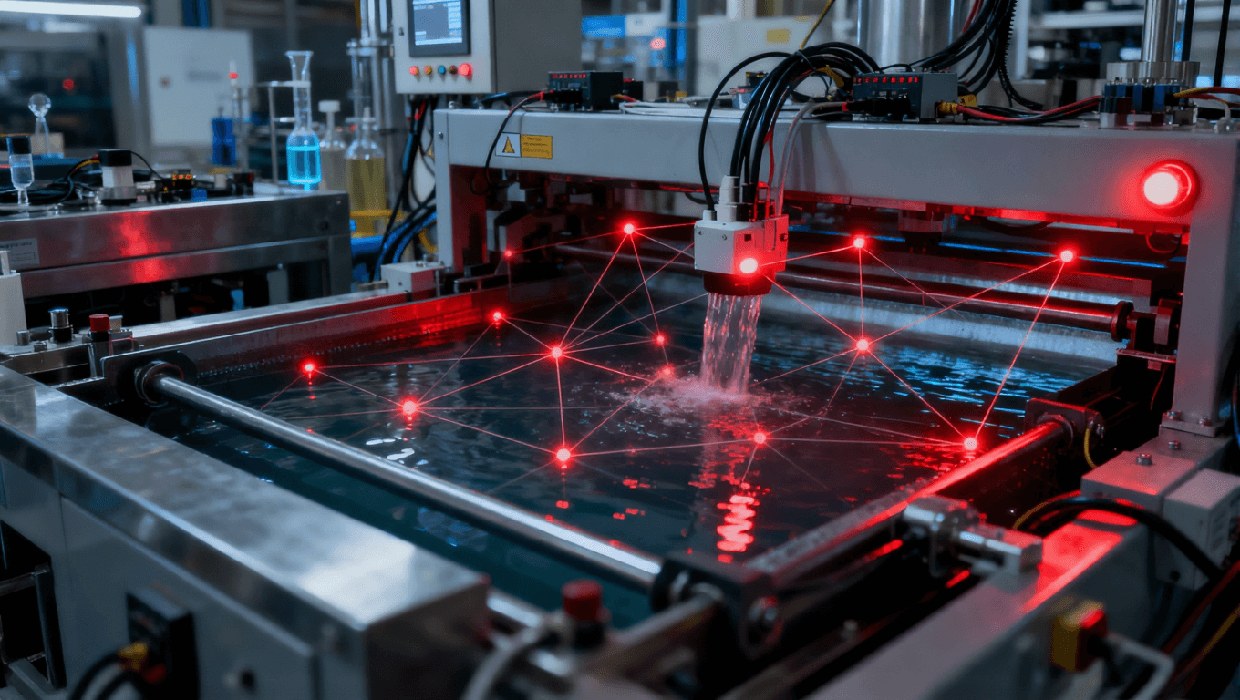 沉銅工藝質(zhì)量預(yù)測(cè)與異常預(yù)警物聯(lián)網(wǎng)系統(tǒng)實(shí)時(shí)監(jiān)控場(chǎng)景